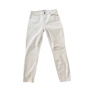 Pistola Skinny Size 30 White Stretch denim women jeans Mid Rise
